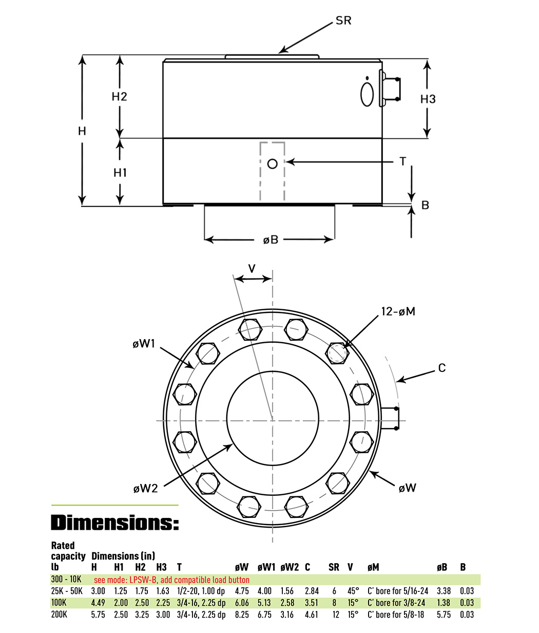  load cell specifications